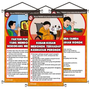 Banner Rokok " Setiap Sedutan Membawa Padah"
