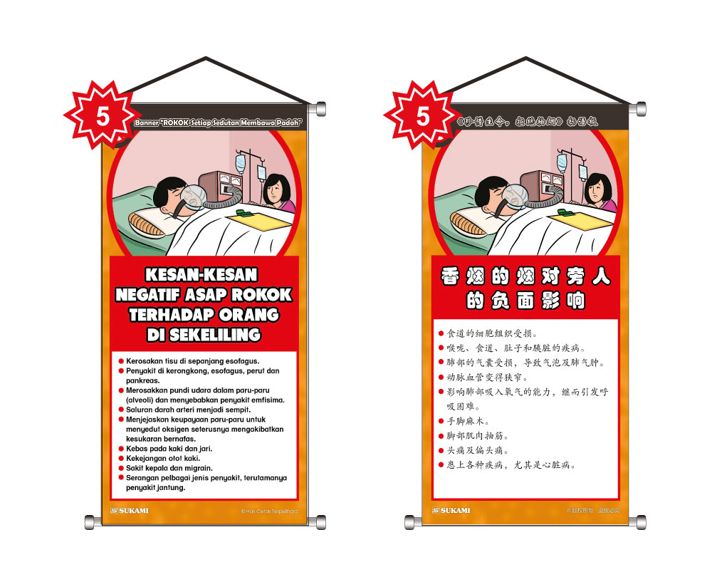 Banner Rokok " Setiap Sedutan Membawa Padah" - Image 6