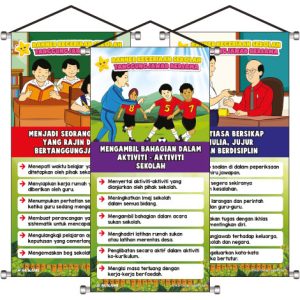 Banner Keceriaan Sekolah Tanggungjawab Bersama