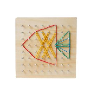 Wooden Geometry Board Activity Kit