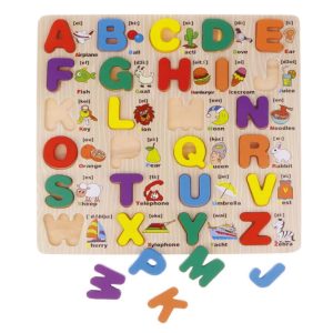 Wooden Alphabets Puzzle Set